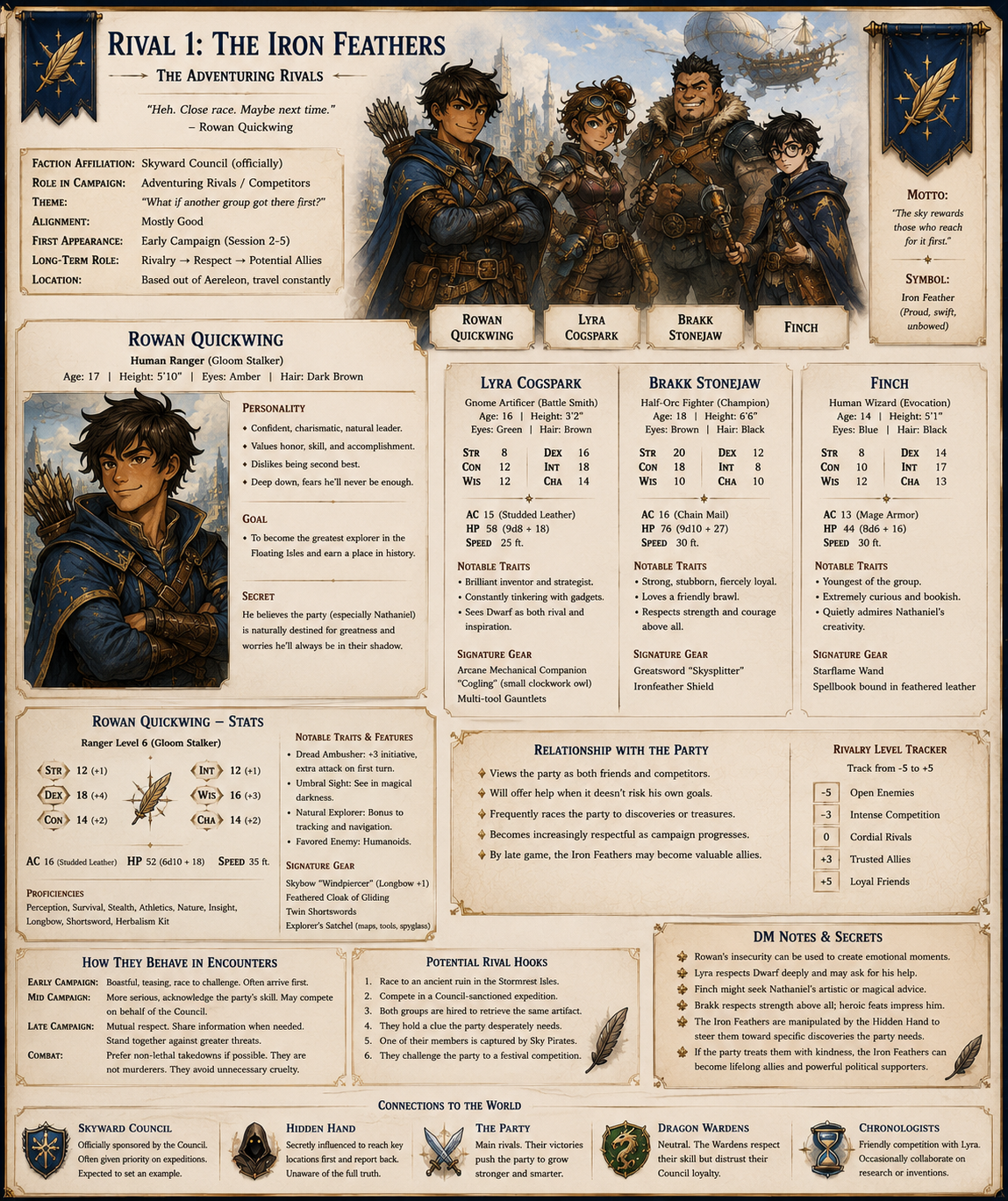 Iron Feathers rival party